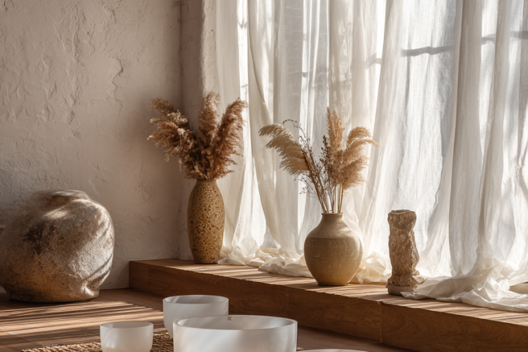 Hände auf Baumstamm